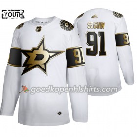 Dallas Stars Tyler Seguin 91 Adidas 2019-2020 Golden Edition Wit Authentic Shirt - Kinderen